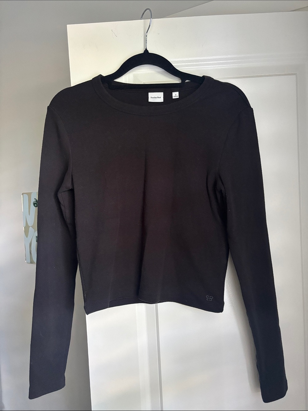 Aritzia Black Ribbed Longsleeve
